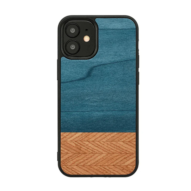 Man & Wood Case For iPhone 12 / 12 Pro - Denim - Tashqila Man & Wood Case For iPhone 12 / 12 Pro - Denim - Tashqila